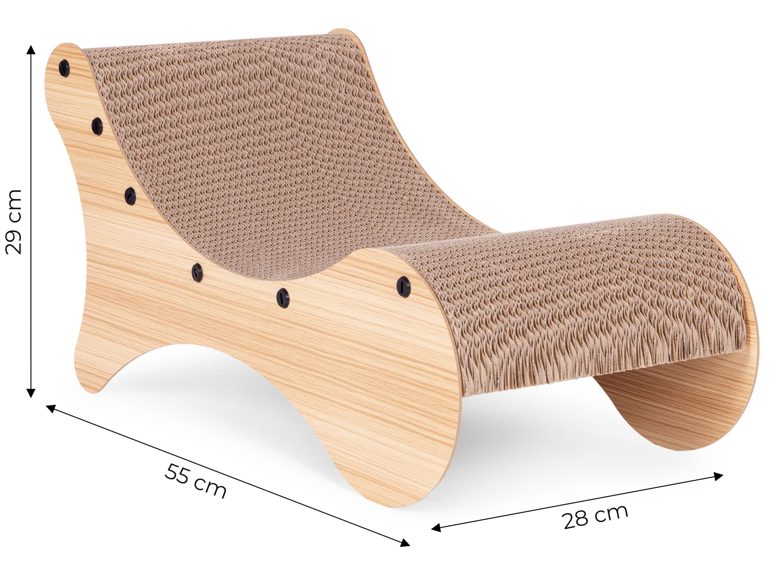 Drapak tekturowy leżak legowisko dla kota Petsi 🐱