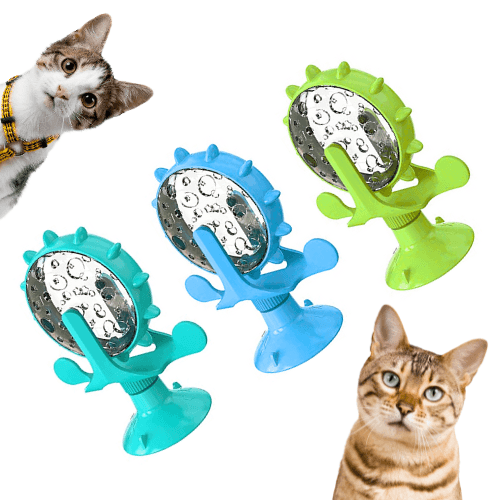 Interaktywna zabawka dla kota z dozownikiem karmy 😺