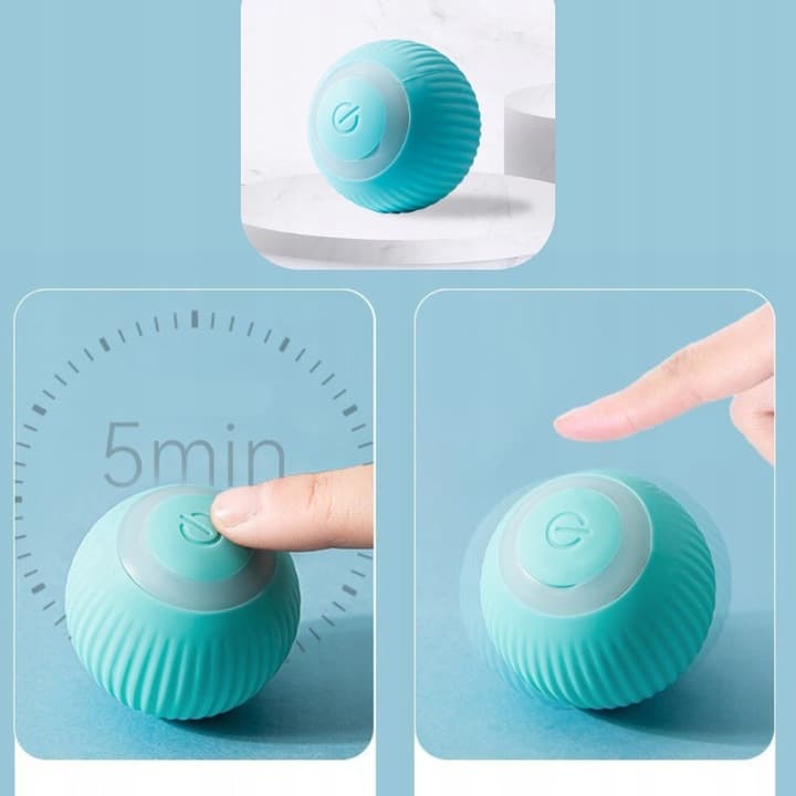 Samobieżna ładowana przez USB piłka dla kota 😺