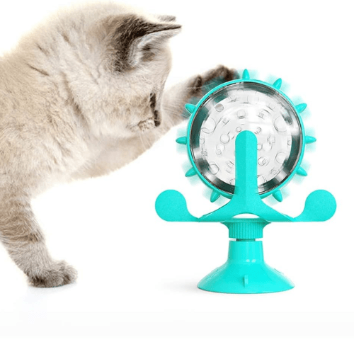 Interaktywna zabawka dla kota z dozownikiem karmy 😺