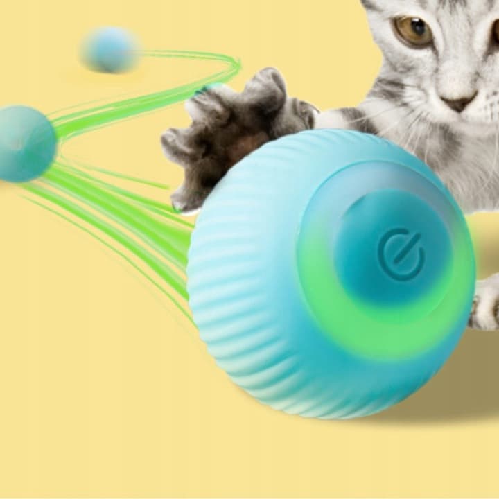 Samobieżna ładowana przez USB piłka dla kota 😺